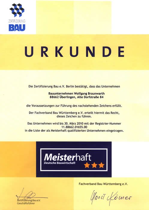 Auszeichnung